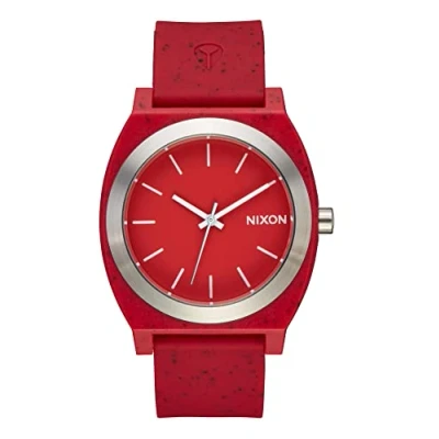 Abbildung von Nixon Herren Analog Quarz Uhr mit Silikon Armband A1361 200 00