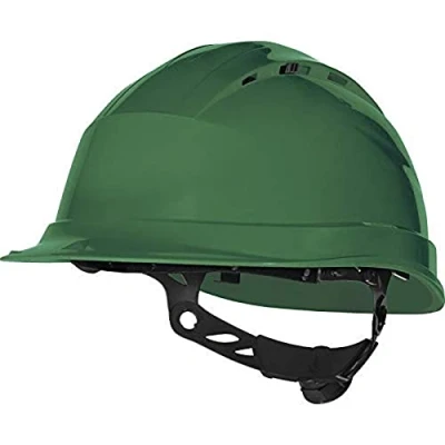Abbildung von Deltaplus QUARUP4VE Belüfeter Bauhelm Rotor System, Grün, Größe Einstellbar