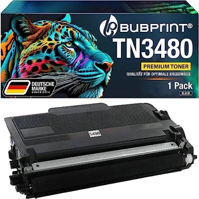 Abbildung von Bubprint Toner kompatibel als Ersatz für Brother TN3480 HL L5100DN L5100DNT L5100DNTT MFC L5750DW L5200DW L5000D L5700DN L6400DWT DCP L5500DN L6300DW L6800DW