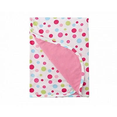 Abbildung von Babydecke Baumwolldecke Sommerdecke Decke Ines 75x100 cm rosa