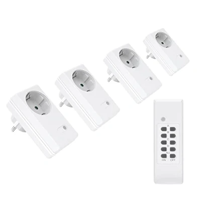 Abbildung von conecto Funksteckdose conecto® Funksteckdosen Set, 1100 Watt, weiß, 4 St.