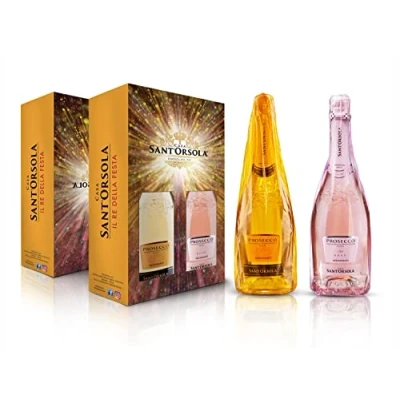 Abbildung von Sant&#039;Orsola Prosecco D.O.C. Millesimato + DOC Rosè Schaumwein in Geschenkbox (2 x 0.75 l)