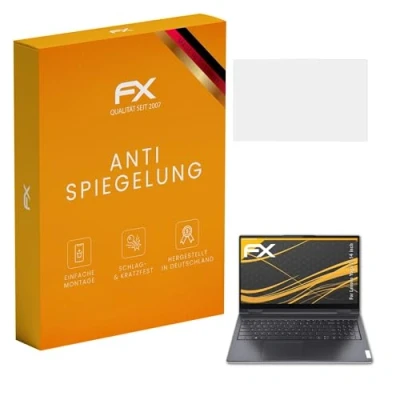 Abbildung von atFoliX Panzerfolie kompatibel mit Lenovo Yoga 7i 14 inch Schutzfolie, entspiegelnde und stoßdämpfende FX Folie (2X)