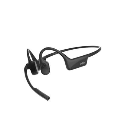 Abbildung von SHOKZ OpenComm2 2025 Upgrade kabellose Knochenschall Kopfhörer, Bluetooth Open Ear Headset mit Noise Cancelling Mikrofon, Ohrhörer für Büro, Arbeit, Anrufe, Meeting, Autofahren, 16 Std Gesprächszeit