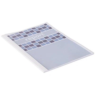Abbildung von GBC TC080370 Thermobindemappe A4 220g/m² mit 150mic, Klarsichtfolie 3mm Inh.100