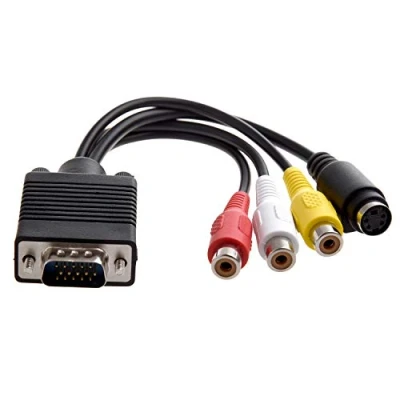 Abbildung von Pmandgk VGA S Video Konverter TV Ausgang Kabel Fuer PC