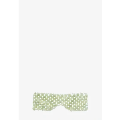 Abbildung von Earth Harbor Island JADE Gemstone EYE MASK Gesichtspflege Zubehör, Größe: One Size,