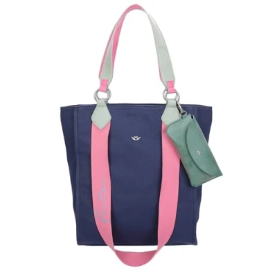 Abbildung von Fritzi aus Preußen IZZY02 Canvas Shopping Bag, Damen, Größe: One Size, Navy