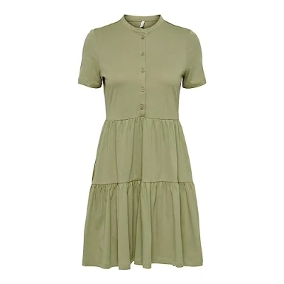 Abbildung von ONLY Women&#039;s ONLMAY S/S Placket Dress Box JRS Kleid, Mermaid, S