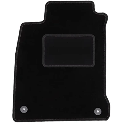Abbildung von Wielganizator Automatte Passend für Renault Laguna III Liftback, Kombi 2007 2015 Velours Autozubehör Auto Fußmatten Fußmatte 1 teilig schwarz