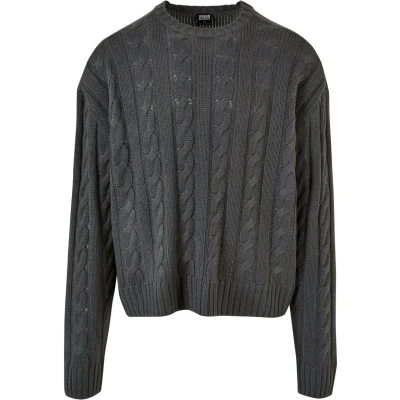 Abbildung von Urban Classics Strickpullover, Herren, Größe: 5XL, Darkshadow
