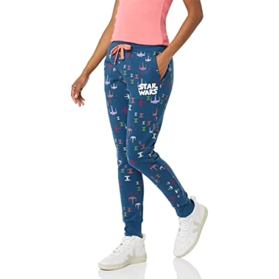 Abbildung von Amazon Essentials Disney Marvel Star Wars Damen Jogginghose aus French Terry Fleece, Schiffe, S
