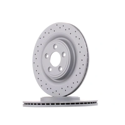 Abbildung von ZIMMERMANN SPORT COAT Z 290.2265.52 Bremsscheibe 326 20 5/5 5 108 innenbelüftet, gelocht beschichtet hochgekohlt JAGUAR: XF Limousine, XJ Limousine