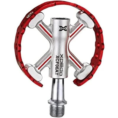 Abbildung von Xpedo Unisex Erwachsene Traverse 6 Fahrradpedale, rot, 9/16 Zoll