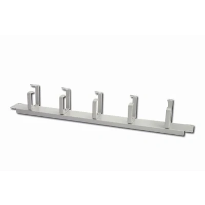 Abbildung von &quot;Digitus® Rangierpanel 19&quot;&quot; 1HE , 5x Kabelführungsbügel, grau, RAL 7035&quot;
