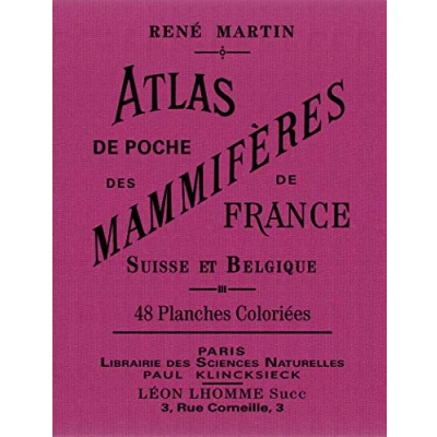 Abbildung von Atlas de poche des mammifères France, Suisse et Belgique