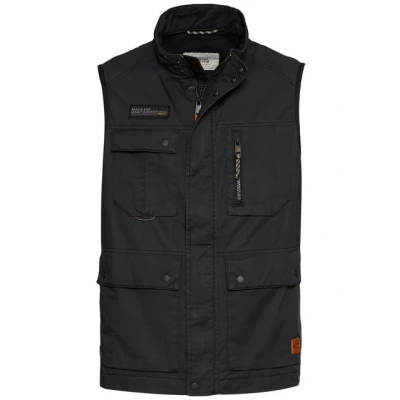 Abbildung von camel active MIT Stehkragn Weste, Herren, Größe: 52, Dark navy