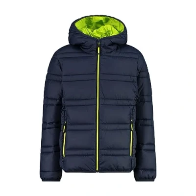 Abbildung von CMP Kinderjacke mit fester Kapuze, Schwarz Blau, 164