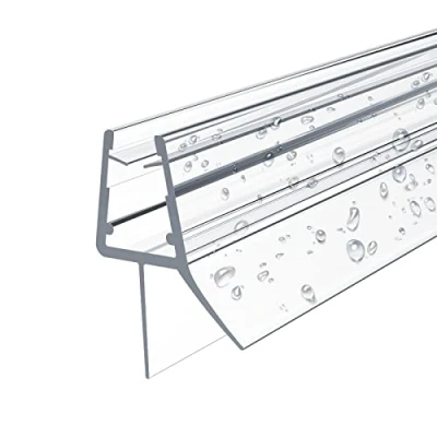 Abbildung von EMKE Duschdichtung Ersatzdichtung Wasserabweiser Duschtüren Duschtürdichtung Schwallschutz Duschkabine Bad 7 8mm Glas 600mm