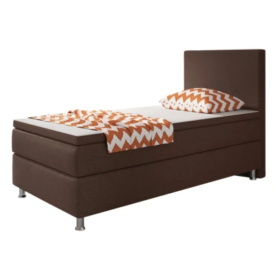 Abbildung von inter Boxspringbett Berlin mit 7 Zonen Taschenfederkernmatratze 90x200 cm inkl. Topper (Boxspringbett, inkl.Kopfteil und Matratze), SOFORT LIEFERBAR