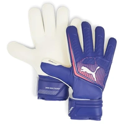 Abbildung von Puma Ultra Match Protect Unisex Torwarthandschuh, Größe: 9, Lapis lazuli/sunset glow