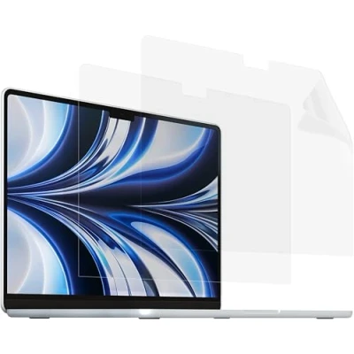 Abbildung von MyGadget 2x Folie [ Klar ] kompatibel mit MacBook Pro 16 Zoll A2485 A2780 A2991 Display Schutz Bildschirm Schutzfolie Clear