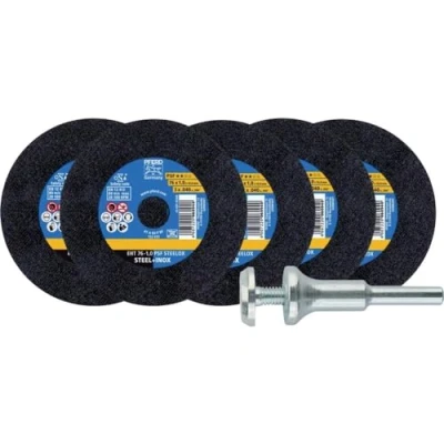 Abbildung von PFERD 69198288, Disc set, Aluminiumoxid, 7,6 cm, 1 5 Stück(e)