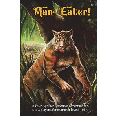 Abbildung von Man Eater!: A Four Against Darkness adventure for 1 to 4 players, character levels 3 5