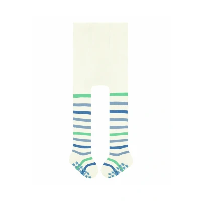 Abbildung von Falke Multi Stripe Strumpfhose Off white für Kinder, Größe: 62/68,