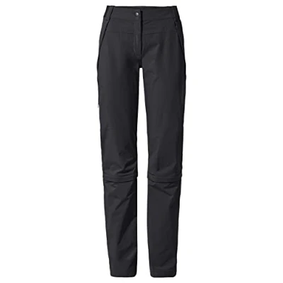 Abbildung von VAUDE Damen Women&#039;s Farley Stretch Capri T zip Pants Iii Hose, Schwarz, 46 Kurz EU