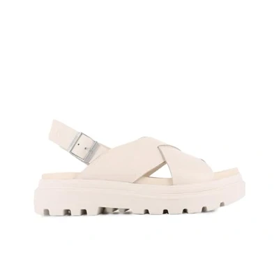 Abbildung von Palladium Pallacruise Crossed Trekkingsandale, Damen, Größe: 37, Almond milk Schuhe