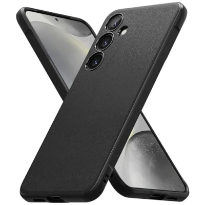 Abbildung von Ringke Onyx Case Kompatibel mit Samsung Galaxy S24 Hülle 6,2 Zoll (2024), rutschfeste Flexibel TPU Kratzfeste Dünne Handyhülle für Black