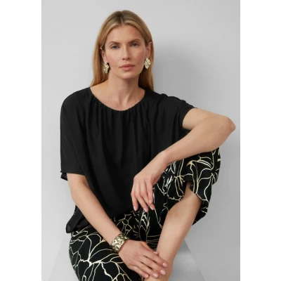 Abbildung von s.Oliver Black Label Loose FIT MIT Futter Tshirt basic, Damen, Größe: 32, Schwarz