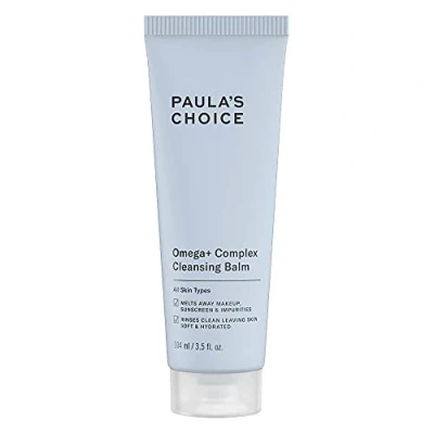 Abbildung von Paula&#039;s Choice OMEGA+ COMPLEX Reinigungsbalsam Reichhaltige Gesichtsreinigung entfernt Make Up &amp; Schmutz Versorgt die Haut mit Feuchtigkeit Omega 3, 6, 9 Alle Hauttypen 103 ml
