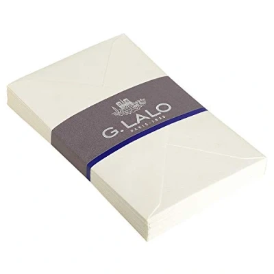 Abbildung von G.Lalo Lalo 21400L Umschläge Vergé de France (perfekt für Ihre Einladungen, C6, 11,4 x 16,2 cm, 25 Umschläge) weiß