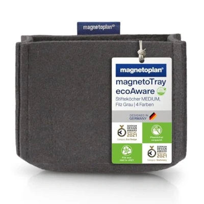 Abbildung von magnetoplan® Magnettafel magnetoTray ecoAware