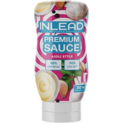 Abbildung von INLEAD Premium Sauce Perfekt für bewusste Ernährung und Diät Kalorienarme Genussvielfalt Vegan Glutenfrei Laktosefrei 350ml (Aioli Style)
