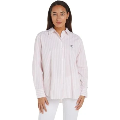Abbildung von Tommy Hilfiger Hemdbluse &quot;SMD STRIPE EASY FIT LS SHIRT&quot;, mit Längsstreifen
