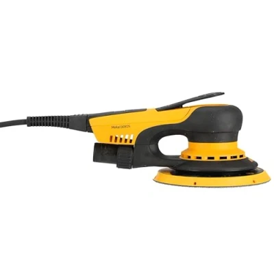 Abbildung von Mirka DEROS II 680 Exzenter Schleifer Schleifmaschine mit Absaugung für Ø 150mm Schleifpapier, 8,0mm Hub Exzenterschleifmaschine staubfreies Schleifen von Holz, Trockenbau &amp; Metall, MID6804044