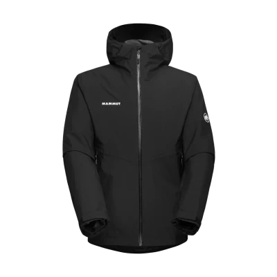 Abbildung von Mammut Light 3IN1 Hooded Hardshelljacke, Herren, Größe: Medium, black