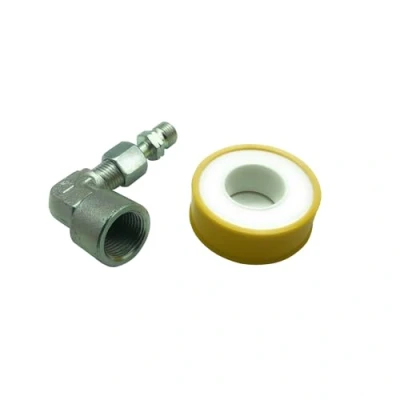 Abbildung von Herdanschluss Adapter Set, Variante:IG Winkel 1/2&#039;&#039; RH x AG 1/4 LH