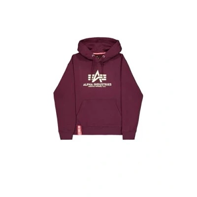 Abbildung von Alpha Industries Herren Basic Hoodie, Dark Cherry, XXL