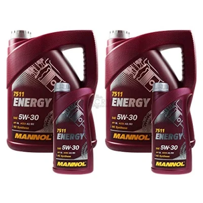 Abbildung von 12 Liter Original MANNOL Motoröl Energy 5W 30 API SL Engine Oil Öl 11193092