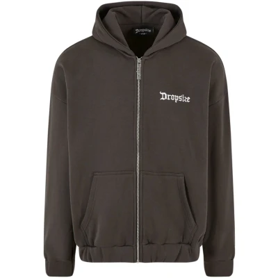 Abbildung von Dropsize Sweatjacke, Herren, Größe: Large, Washedblack