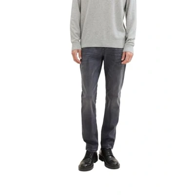 Abbildung von TOM Tailor SLIM Jeans Straight Leg, Herren, Größe: 38x30, Used dark stone black denim