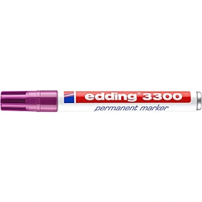 Abbildung von 10 x edding Permanentmarker 3300 rot violett