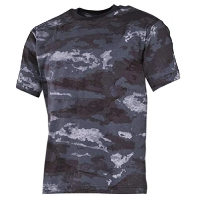 Abbildung von MFH US T Shirt, halbarm,170 g/m² (DE/NL/SE/PL, Alphanumerisch, S, Regular, HDT camo LE)
