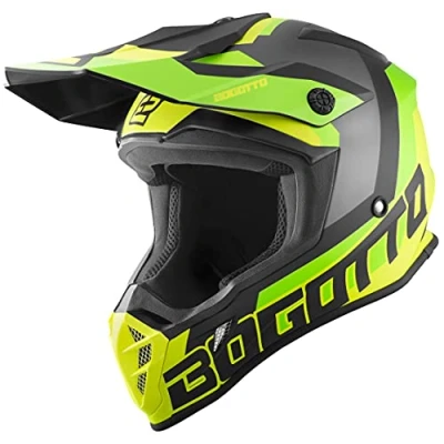 Abbildung von Bogotto V332 Unit Motocross Helm, gelb, L