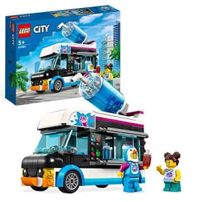 Abbildung von LEGO CITY Penguin Slush Truck 60384 Spielzeugauto für Kinder, Größe: One Size, Multi coloured