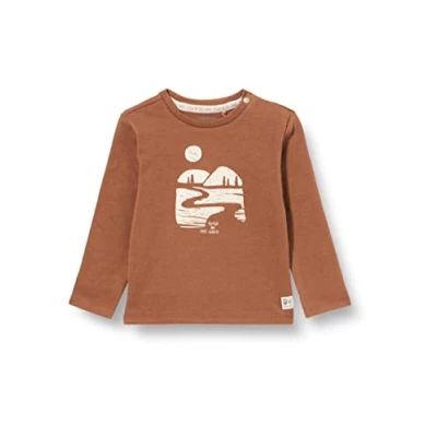 Abbildung von Noppies Baby Jungen B Tee LS Raroria T Shirt, Cacoa Brown P785, 50